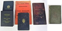 A Lot containing official railway Rule Books and operating procedures. GWR Rule Book. LYR Rule Book.