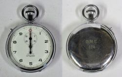 BR E Stop Watch engraved on rear BR E 324 in working condition.