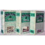 3 x GWR Jigsaw puzzles in green boxes. GWR LOCOS IN THE MAKING vendors note within COMPLETE but