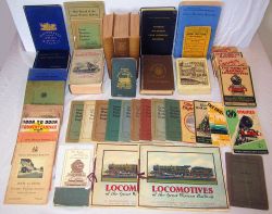 A Lot containing a large collection of both railway operational and published books including