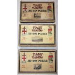 3 x GWR Jigsaw puzzles. 150 piece in cream coloured boxes. WINDSOR CASTLE vendor states COMPLETE