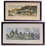 2 x LNER Carriage Prints. CAVENDISH SUFFOLK by Baldwin together with BIDESTON SUFFOLK by Horace