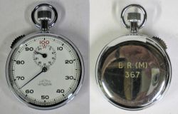 BR M Stop Watch. Engraved on rear BR M 367 in working condition.