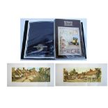 Lot containing 2 x Carriage prints. HATFIELD and MUCH HADHAM both by Horace Wright together with a