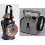 Reproduction limited addition copper top Handlamp. Complete with all associated parts with serial No