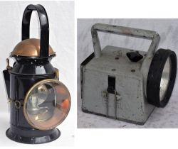 Reproduction limited addition copper top Handlamp. Complete with all associated parts with serial No