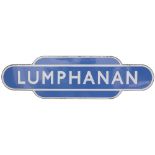 Totem BR(SC) FF LUMPHANAN from the former Great North Of Scotland Railway station between Banchory