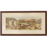 Carriage print RIEVAULX ABBEY, YORKSHIRE by Freda Marston, R.O.I. from the LNER Post War Series.