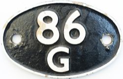 Shedplate 86G Pontypool Road 1950-1967 with sub sheds Branches Fork to 1952, Abergavenny 1954-1958