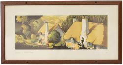 Carriage Print SELWORTHY, NR MINEHEAD, SOMERSET by Reginald Lander from the Western Region Series of