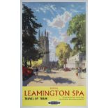 Poster BR(W) ROYAL LEAMINGTON SPA by Jack Merriott. Double Royal 25in x 40in. In excellent
