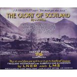 Poster LNER/LMS THE GLORY OF SCOTLAND ADVERTISING A BOOK by J.J. Bell. Quad Royal 50in x 40in. In