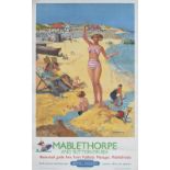 Poster BR(E) MABLETHORPE AND SUTTON-ON-SEA by Jack Merriott. Double Royal 25in x 40in. In very