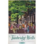 Poster BR(S) ROYAL TUNBRIDGE WELLS by B.J. Dawson. Double Royal 25in x 40in. In very good condition,