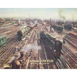 Poster BR(S) CLAPHAM JUNCTION by Terence Cuneo. Quad Royal 40in x 50in. In very good condition,