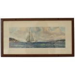 Carriage Print FIRTH OF CLYDE by Frank H Mason R.I. From the LNER Post-War series issued in 1947. In