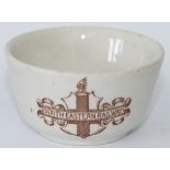 South Eastern Railway small china FINGER BOWL marked on the front SOUTH EASTERN RAILWAY with Coat of