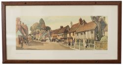 Carriage Print MUCH HADHAM, HERTFORDSHIRE by Horace Wright From the LNER Post-War series issued in