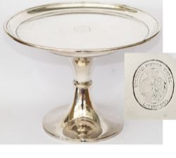 Lancashire & Yorkshire Railway silverplate Cake Stand marked on the top with the LYR Coat Of Arms
