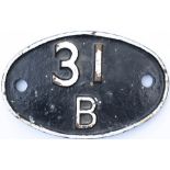Shedplate 31B March 1950 - 1973 with sub sheds King's Lynn 1960–1962, South Lynn 1960– 1961 and