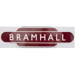 Totem BR(M) HF BRAMHALL from the former London & North Western Railway station between Cheadle Hulme