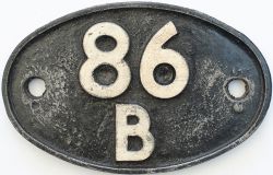 Shedplate 86B Newport Pill 1950-1963, then Newport Ebbw Junction 1963-1973. Lightly face cleaned