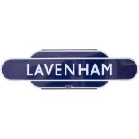 Totem BR(E) HF LAVENHAM from the former Great Eastern Railway station between Sudbury and Bury St