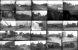 71 35mm negatives. Taken in 1958 locations include: Minehead, Yeovil, Burnham-on-Sea, Havant,