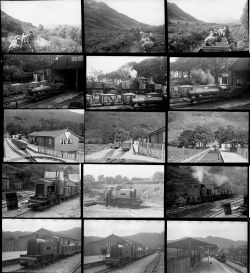 44 35mm negatives. Taken in 1950 location Ravenglass & Eskdale Railway. Negative numbers within