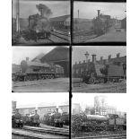 50 mostly large format glass negatives. Taken in 1923 includes: Isle of Wight Rly, MR LSWR and