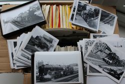 1700 b/w photographs of BR Steam, mostly mid to late sixties, various sizes.