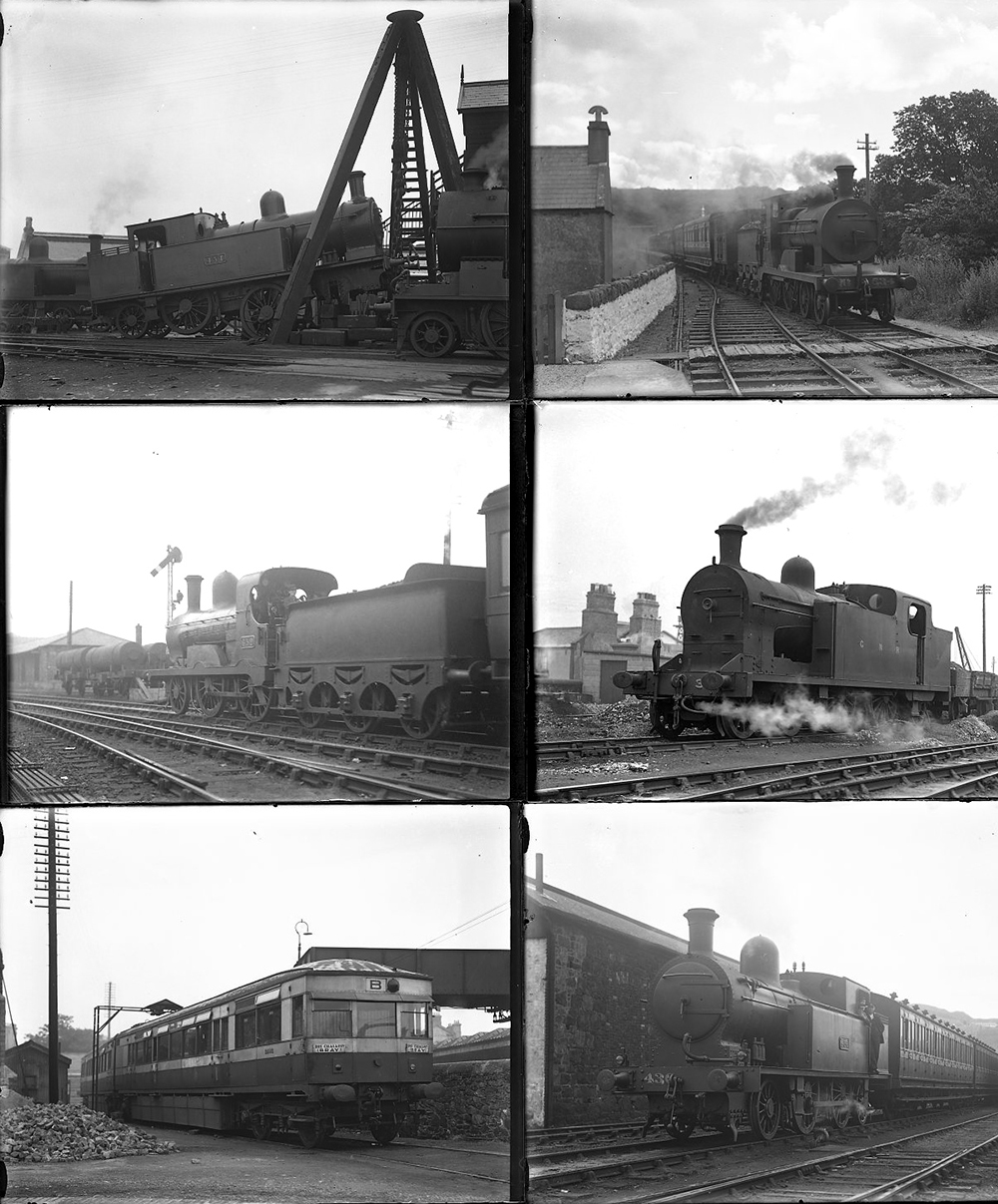 42 mostly large format glass negatives. Taken in 1934 includes Irish GSR: Inchicore, Broadstone,