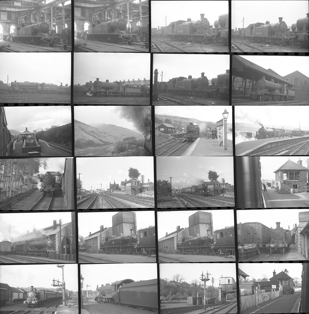 110 35mm negatives. Taken in 1952 Scottish locations include: St Rollox, Dingwall, Garelochead, Fort