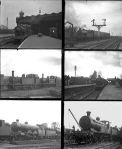 35 mostly large format glass negatives. Taken in 1933 includes SR: Bromley, Ash, Waterloo, Fratton