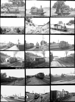 42 35mm negatives. Taken in 1939 locations include: Edge Hill Light Railway (qty 13) and Halesowen