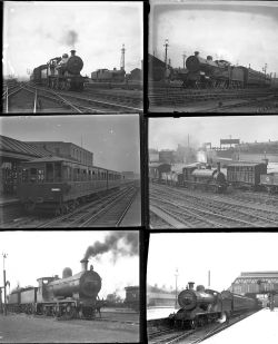 43 large format glass negatives. Taken in 1932 includes LMS: Stoke, Chester, Kentish Town,