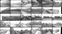 81 35mm negatives. Taken in 1957 locations include: Royston, Manchester Central, Treeton, Ramsey,