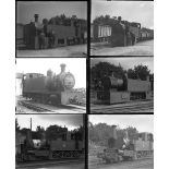 9 large format glass negatives. Taken in 1930 includes Irish: Castlederg & Victoria Bridge Tramway.