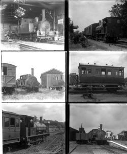 15 large format glass negatives. Taken in 1933 includes Kent & East Sussex Railway. Negative numbers