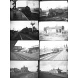 50 medium format negatives. Taken in 1966/67 locations, many stations/ carriages with some locos