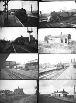 50 medium format negatives. Taken in 1966/67 locations, many stations/ carriages with some locos