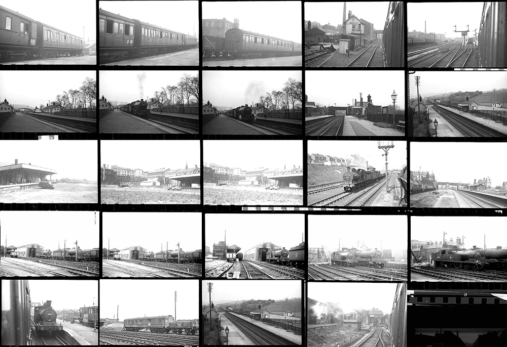 70 35mm negatives. Taken in 1957 locations include: Oldham, Chorley, Mexborough, Burnley and