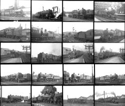 Approximately 100 35mm negatives. Taken in 1949 locations include: Hellifield, Skipton, Holbeck,