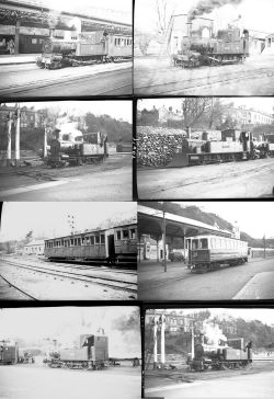 27 medium format negatives. Taken in 1950 location Isle of Man Railway. Negative numbers within