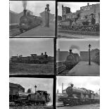 50 mostly large format glass negatives. Taken in 1926/27 includes a mix of MR, GNR, LMS and GWR: