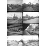 Approximately 67 medium format negatives. Taken in 1962 locations include: Exeter, Bournemouth,