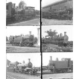 50 large format glass and non-glass negatives. A mix of IOW Rly LSWR, LBSCR and Midland Railway