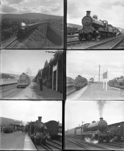 22 large format glass negatives. Taken in 1931 includes Scotland LMS: Aviemore, Forres, Inverness,