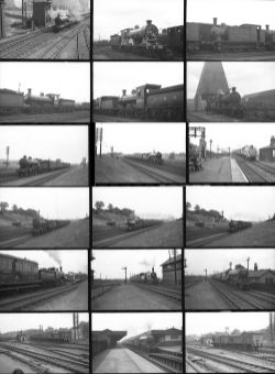 102 35mm negatives. Taken in 1938 locations include: Cowlairs, Eastfield, Glasgow Exhibition,