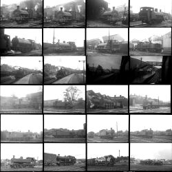 Approximately 104 35mm negatives. Taken in 1951 Welsh locations include: Guest Keens, Cardiff Docks,
